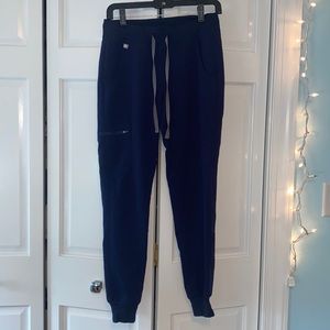 Figs Navy Blue Zamora Jogger Scrub Pants